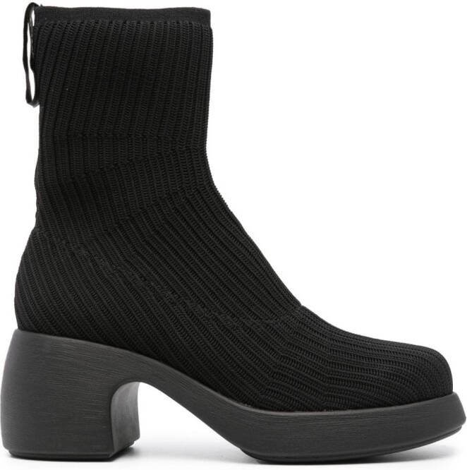 Camper Thelma 70mm boots Black