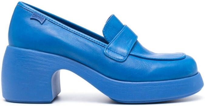 Camper 65mm Thelma heeled loafers Blue