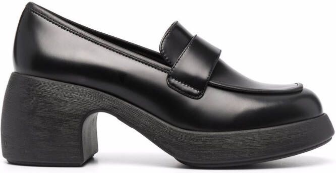 Camper 65mm Thelma heeled loafers Black