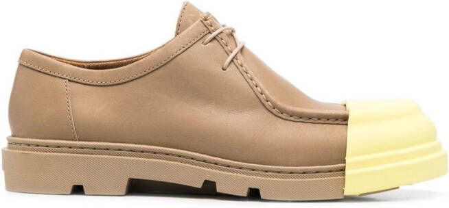 Camper Junction contrasting-toecap brogues Neutrals