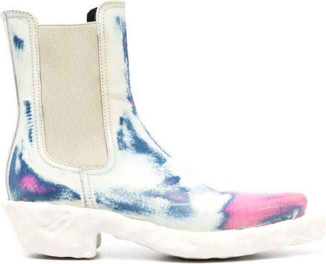 CamperLab distressed-effect ankle boots Neutrals