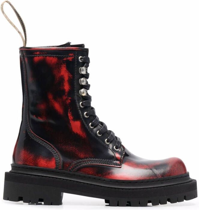 CamperLab Eki chunky-sole lace-up boots Black