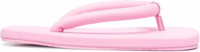 CamperLab Hastalavista square-toe flip-flops Pink