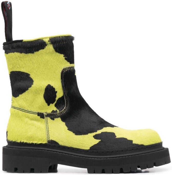 CamperLab mid-calf textured boots Yellow