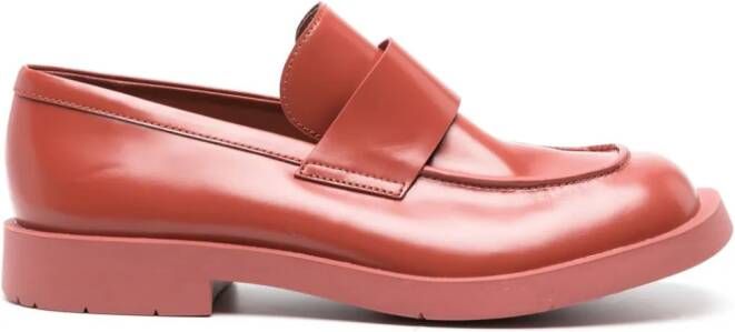 CamperLab MIL 1978 leather loafers Red