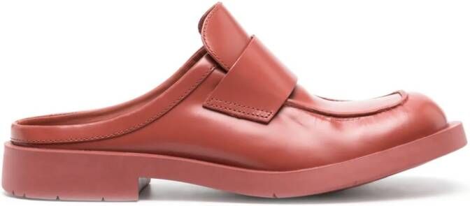 CamperLab Mil 1978 backless loafers Red