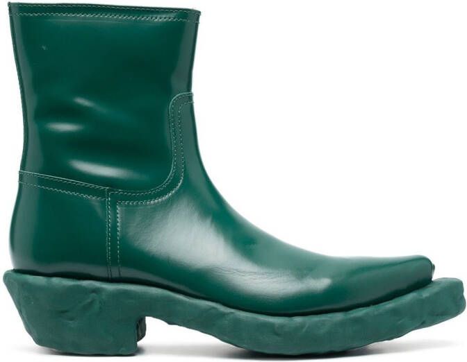 CamperLab 55mm textured-sole boots Green