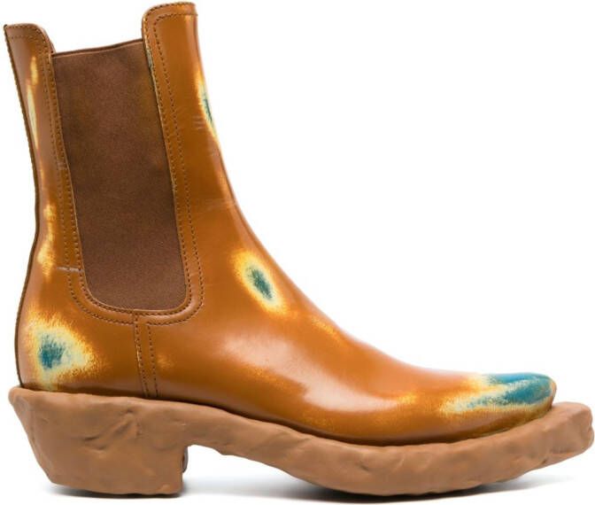 CamperLab Venga pointed-toe ankle boots Brown