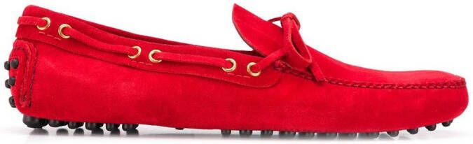 Car Shoe logo boat shoes Red