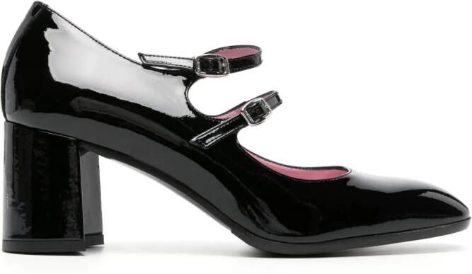 Carel Paris Alice 60mm patent leather pumps Black