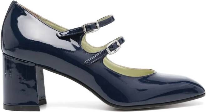 Carel Paris 65mm Alice leather pumps Blue
