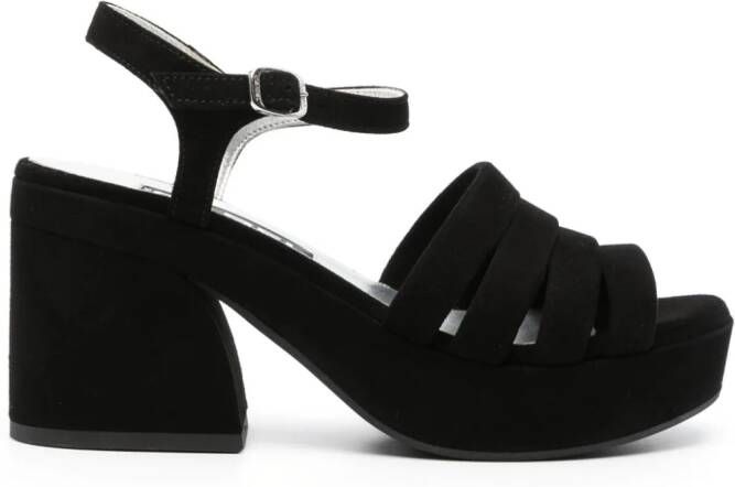 Carel Paris Baignade suede sandals Black
