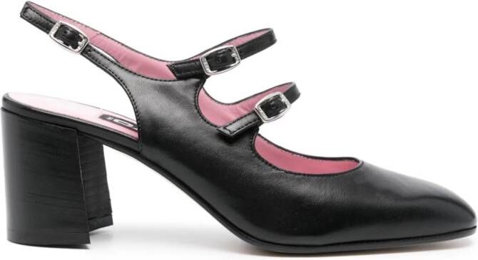 Carel Paris Banana 60mm slingback pumps Black