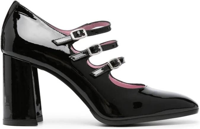 Carel Paris Keel 90mm leather pumps Black