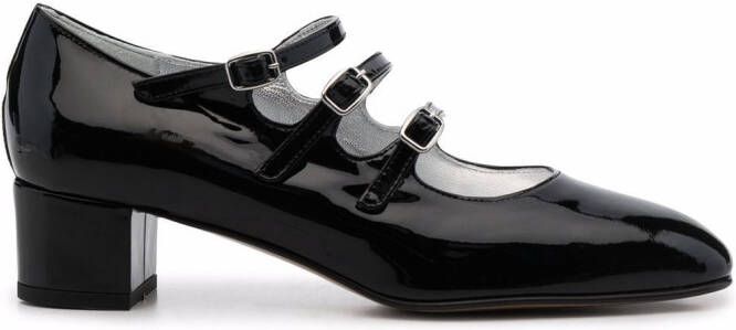 Carel Paris Kina 40mm buckled pumps Black