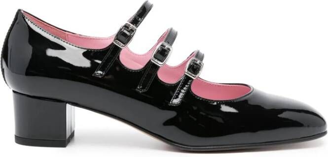 Carel Paris Kina 40mm patent-leather pumps Black
