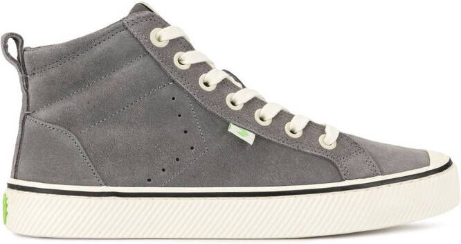 Cariuma OCA high-top stripe suede sneakers Grey