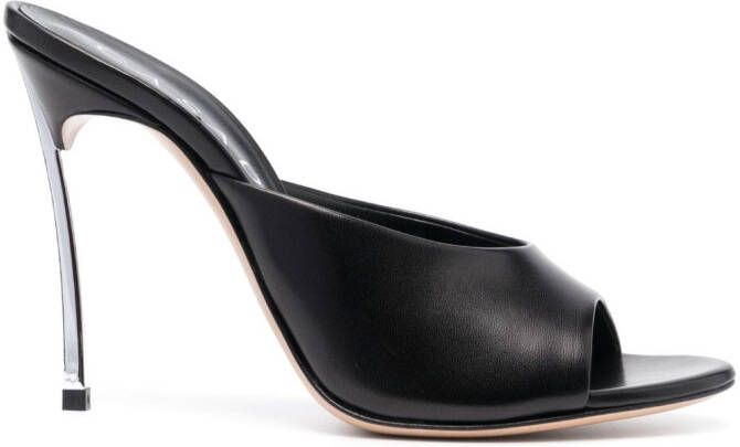 Casadei 110mm heeled sandals Black