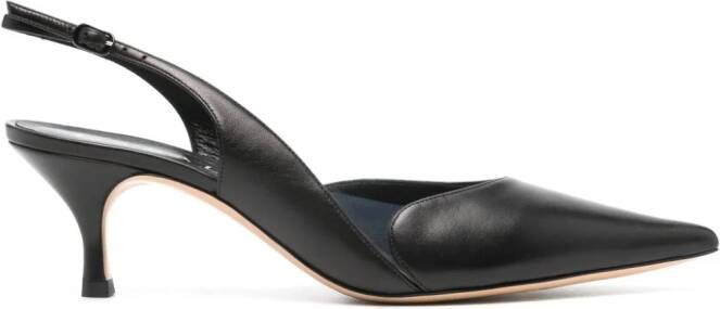 Casadei 70mm leather pumps Black