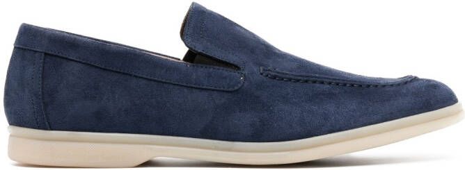 Casadei Antilope suede loafers Blue
