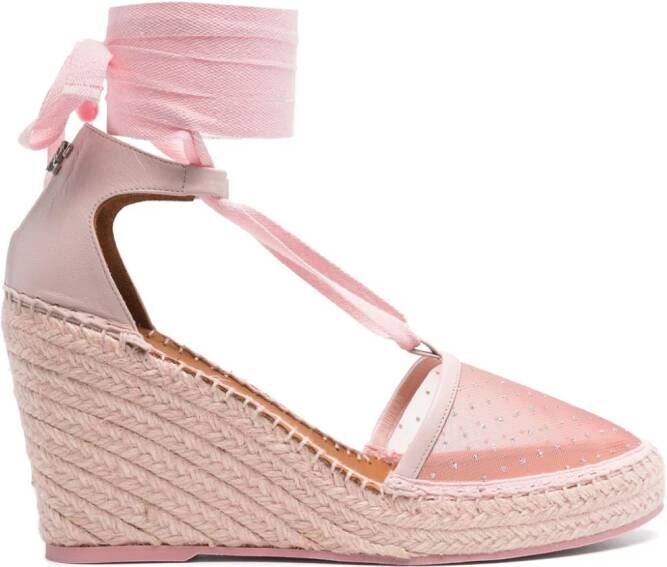 Casadei Baleari Sherazade 80mm espadrilles Pink