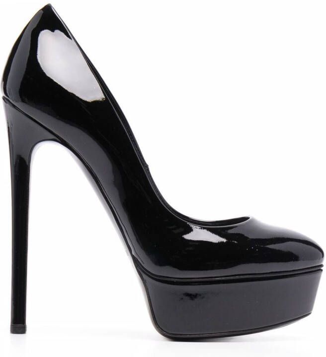 Casadei Blade glossy stiletto pumps Black