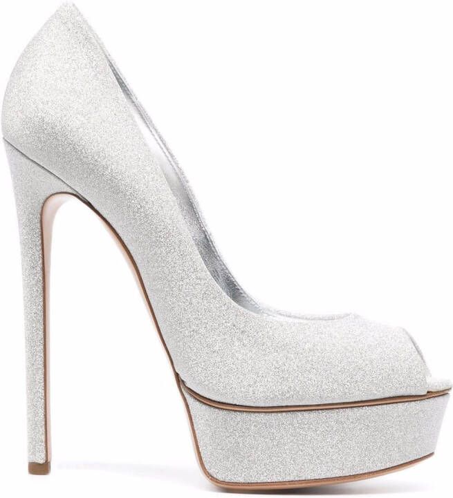 Casadei Blade siletto pumps Silver