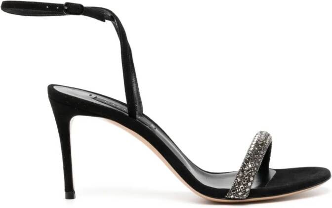 Casadei Blade Stratosphere 80mm sandals Black