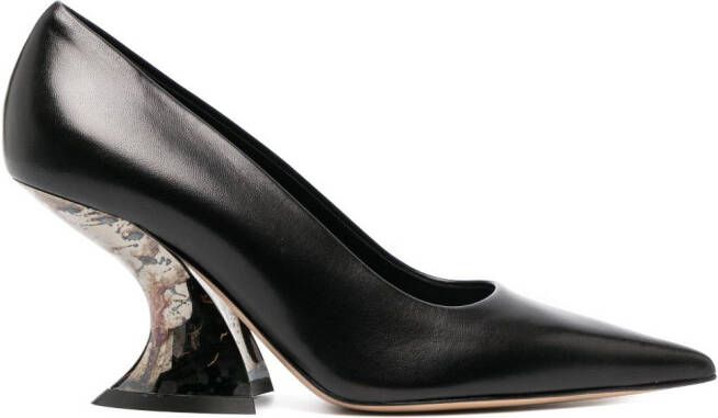 Casadei Elodie 85mm sculpted pumps Black