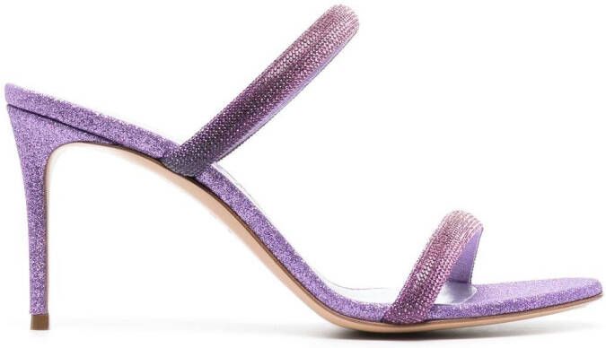 Casadei 90mm Julia Hollywood sandals Purple