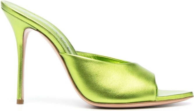 Casadei 115mm Julia Ilary Flash sandals Green