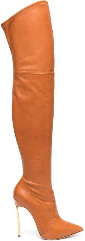 Casadei over-the-knee length boots Brown