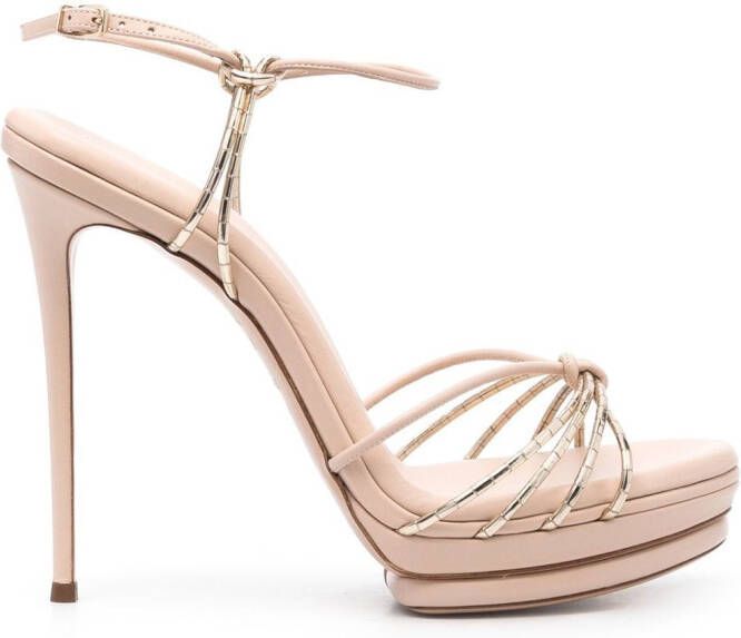Casadei platform solm 140mm sandals Pink