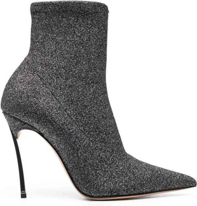 Casadei Super Blade Bisanzio 110mm boots Black