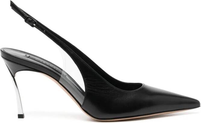 Casadei Superblade Jolly 90mm slingback pumps Black