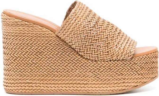 Casadei 130mm Twiga espadrilles Brown