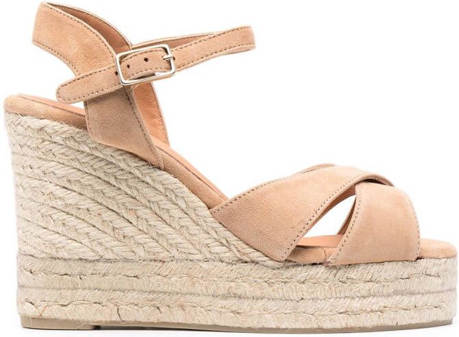 Castañer Blaudello wedge-heel espadrilles Neutrals
