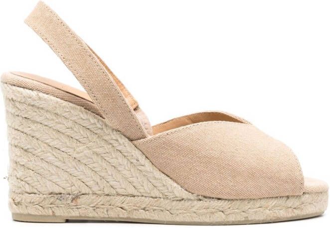 Castañer Brisa 95mm organic cotton espadrilles Neutrals