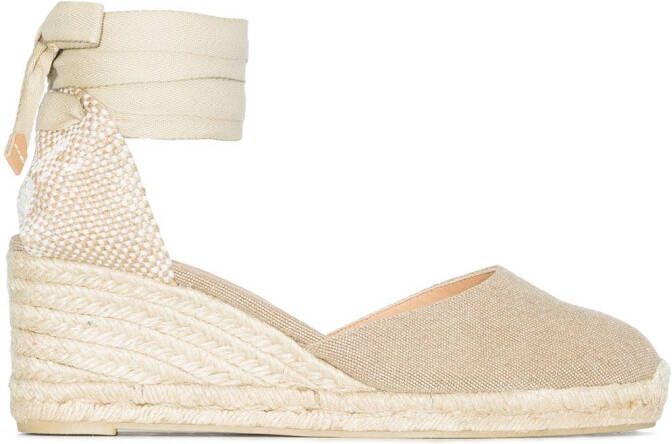 Castañer Carina 60mm wedge espadrilles Neutrals