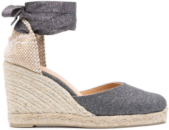 Castañer Carina 90mm espadrilles Grey