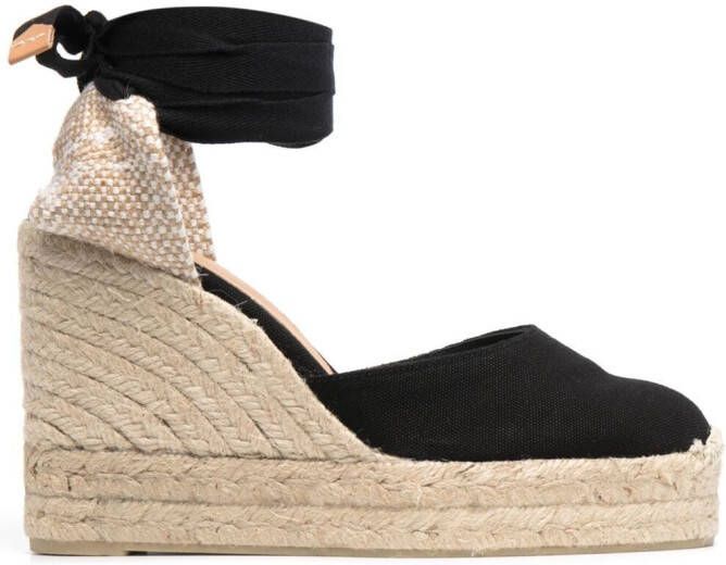Castañer Carina wedge espadrilles Black