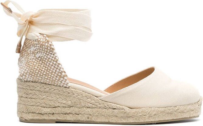 Castañer Carina wedge espadrilles Neutrals