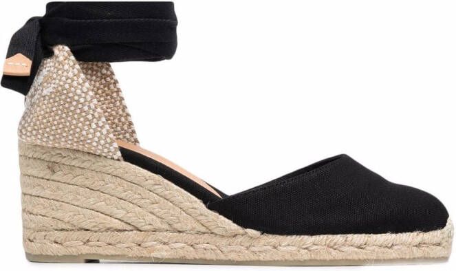 Castañer 70mm Carina espadrilles Black