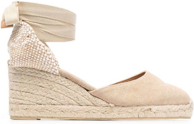 Castañer Carina wedged espadrilles Neutrals