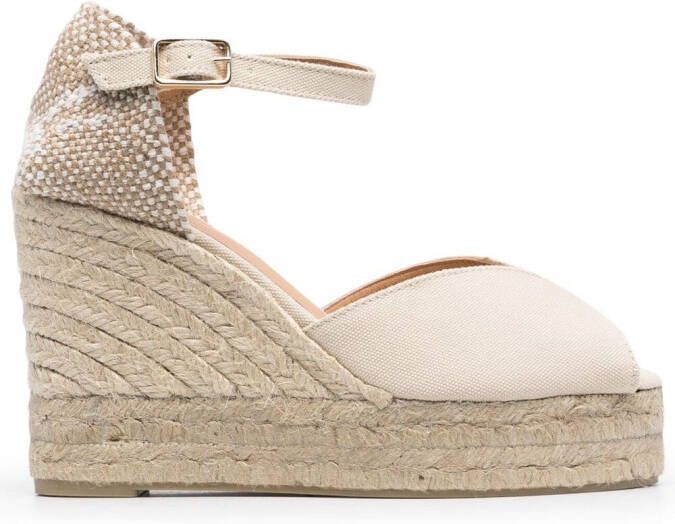 Castañer 105mm Carol wedge espadrilles Neutrals