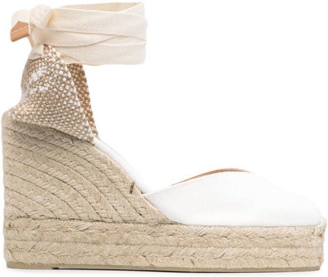 Castañer Chiara wedge espadrilles White