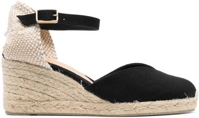 Castañer Chiarita wedge espadrilles Black