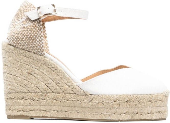 Castañer Chiarita wedge-heel espadrilles White