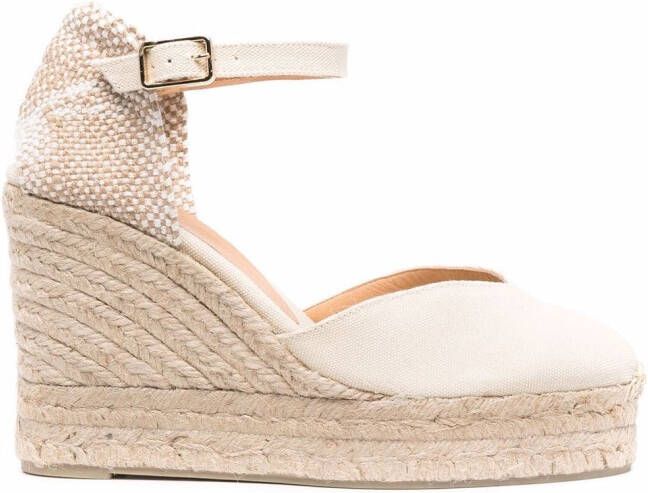 Castañer Chiarita wedge sandals Neutrals