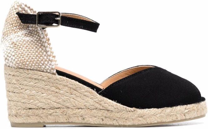 Castañer 70mm Bianca espadrilles Black
